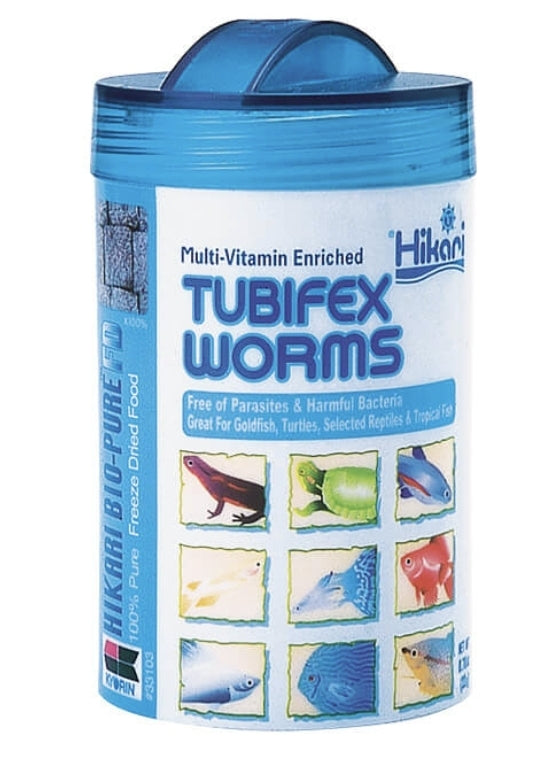 Hikari Freeze Dried Tubifex Worms 22g